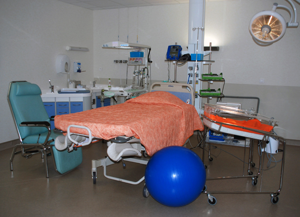 Salle de naissance de la Polyclinique du Parc de Cholet (49).